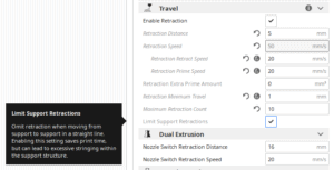 hemera retraction settings