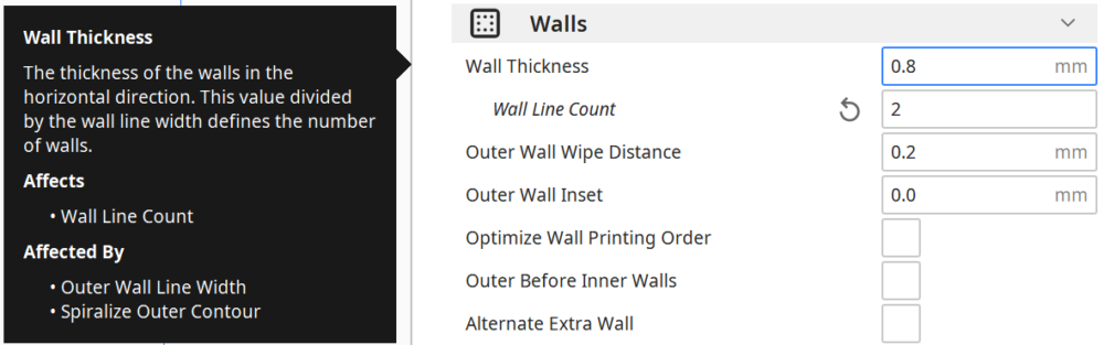 Cura Wall Thickness & Line Count | How to Get Perfect Walls – The 3D ...