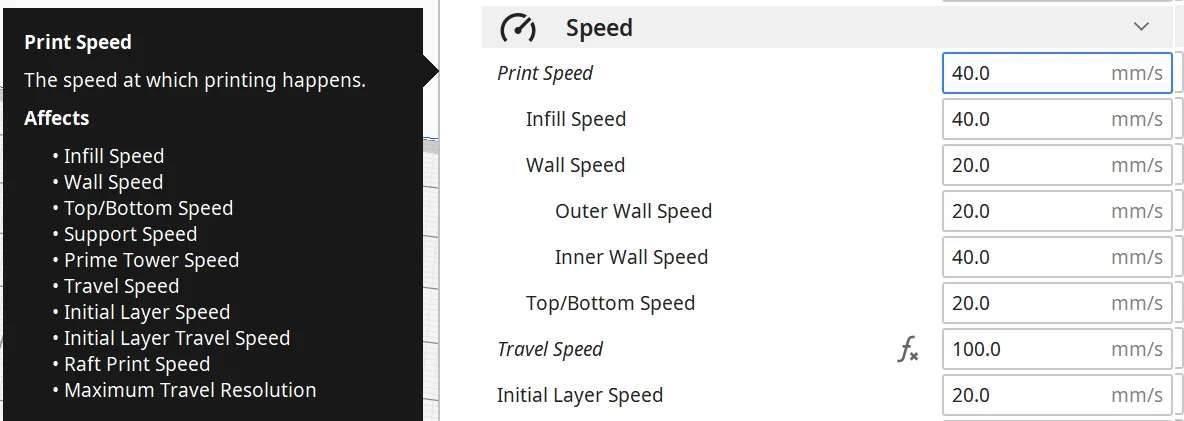 ender 3 s1 travel speed