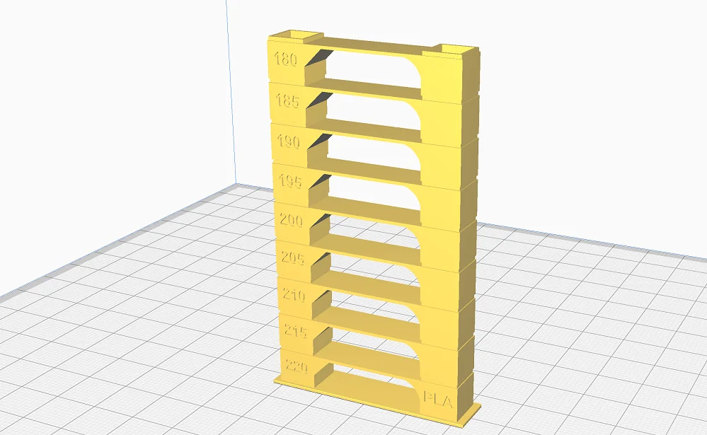 Calibrating the Printing Temperature