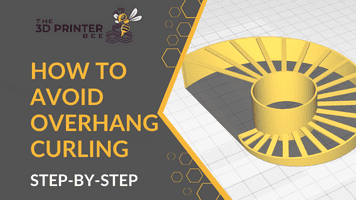 Sympatisere Sige Forstærke 3D Printing Overhang Curling - Settings & How to Prevent It