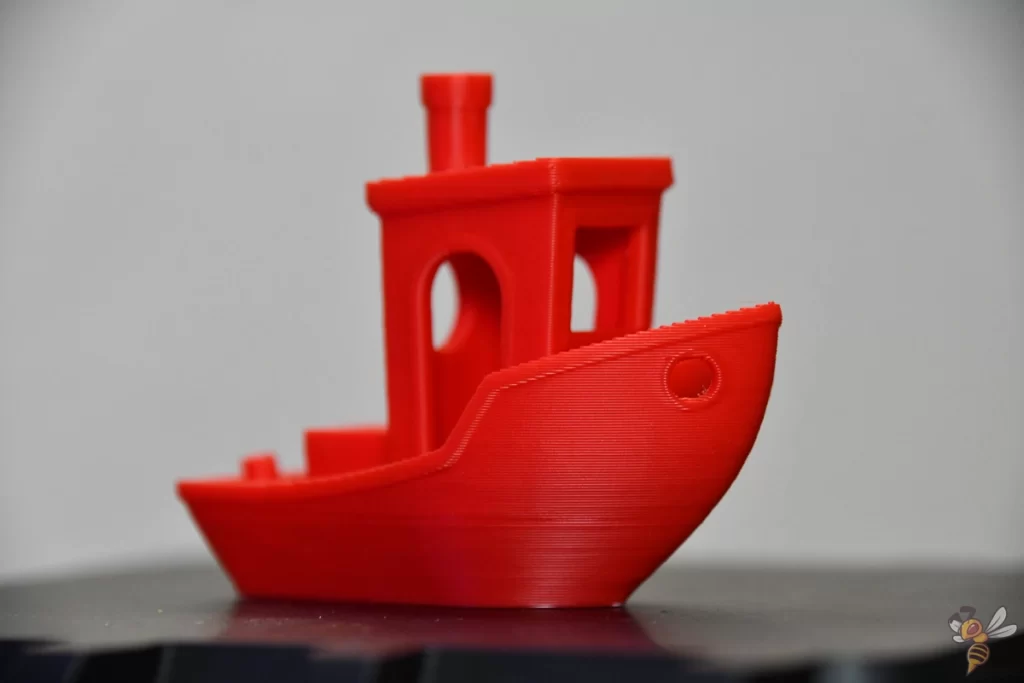 Photo of a 3D-printed object printed with the Creality K1C.