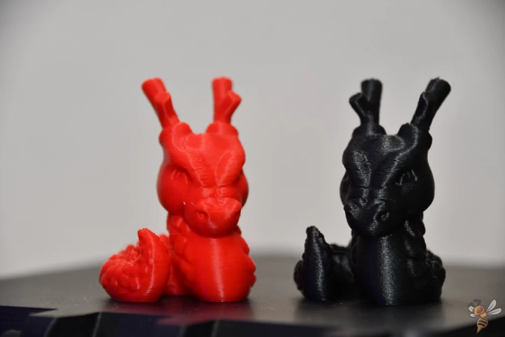 Photo of a 3D-printed object printed with the Creality K1C.
