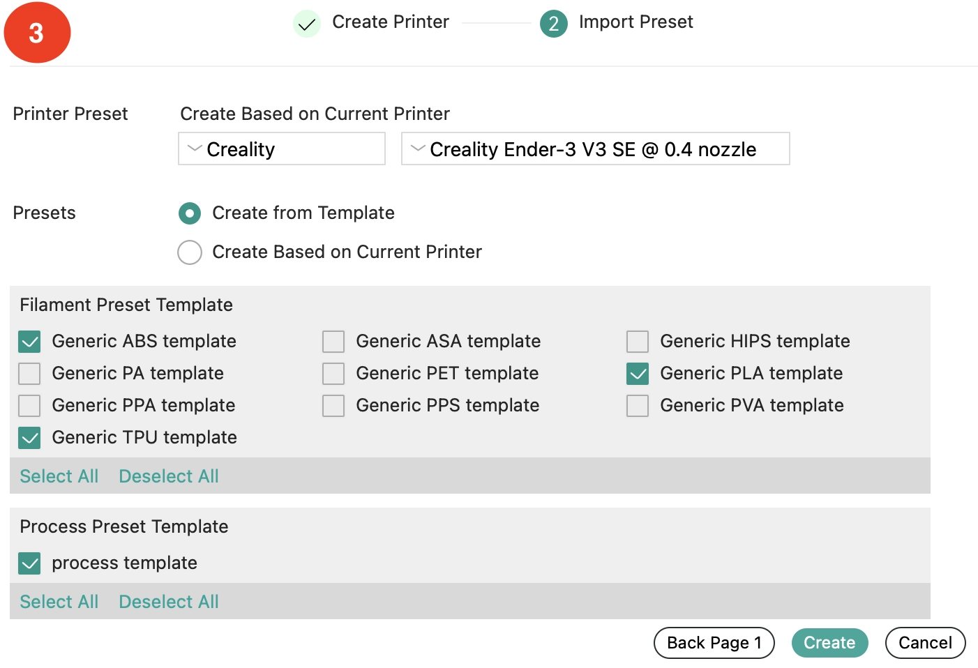 Screenshot of how to add a new 3D printer in the Orca Slicer.