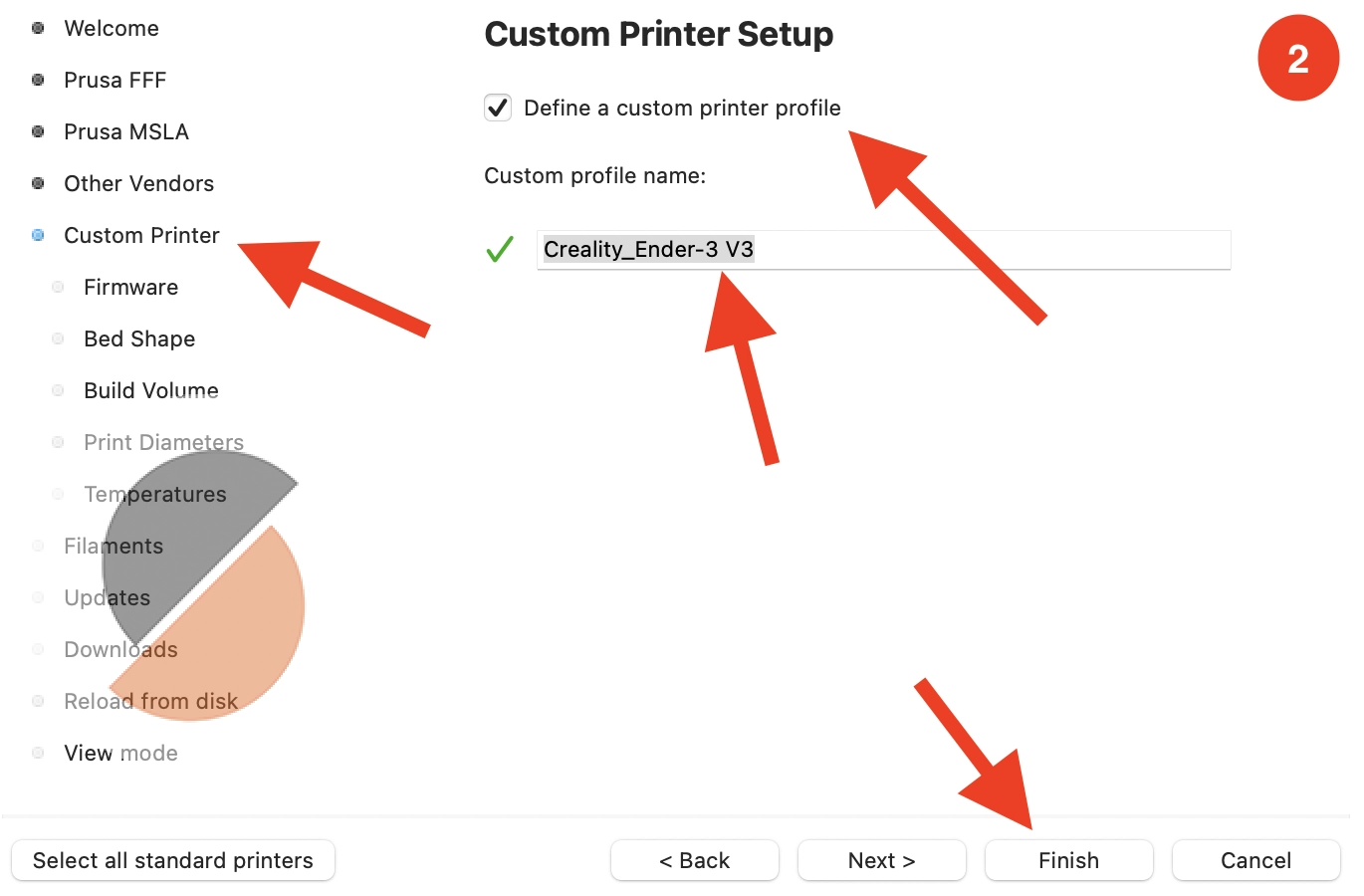Screenshot of How to Add a New Custom 3D Printer to PrusaSlicer.