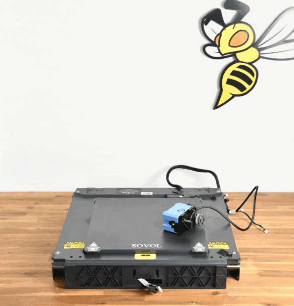 Animated GIF of the Sovol Sv08 assembly.